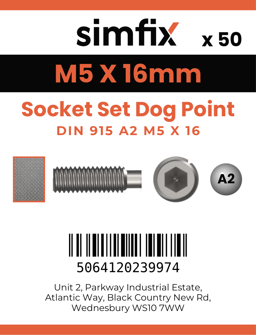 Simfix product label - 915A205016-T