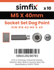 Simfix product label - 915A205040-D