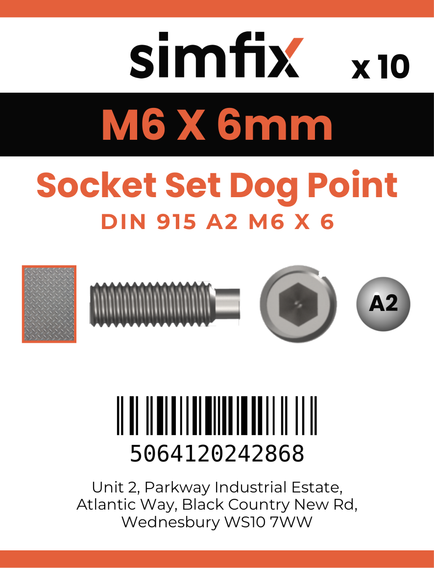 Simfix product label - 915A206006-D