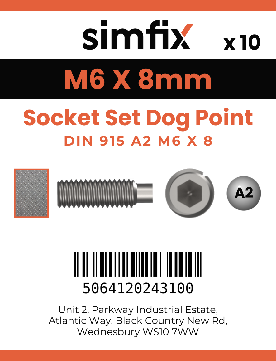 Simfix product label - 915A206008-D