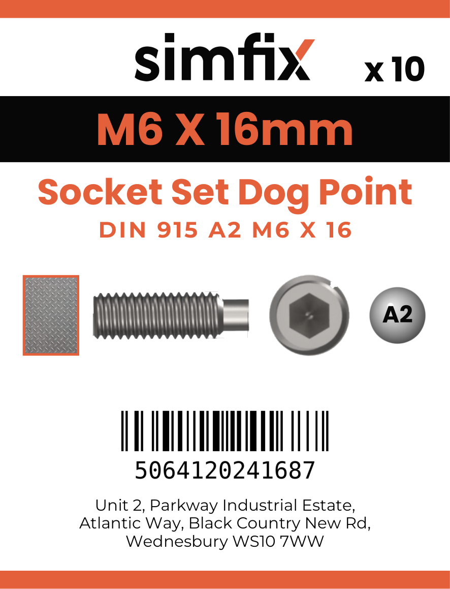 Simfix product label - 915A206016-D