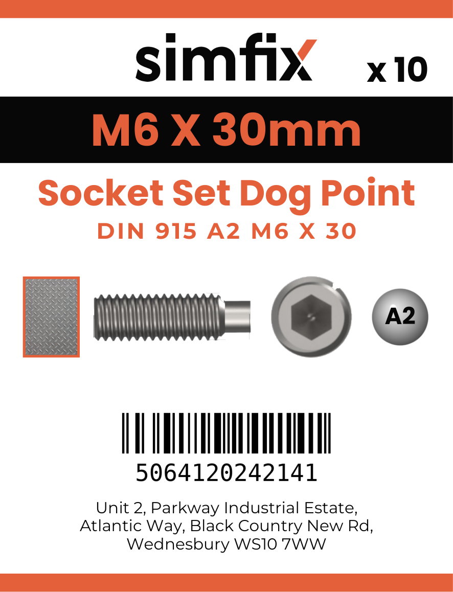 Simfix product label - 915A206030-D