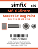 Simfix product label - 915A206035-D