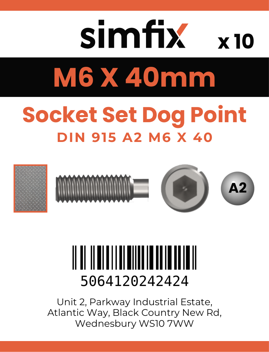 Simfix product label - 915A206040-D