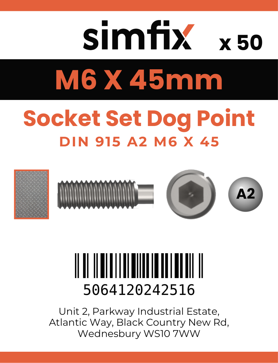 Simfix product label - 915A206045-T
