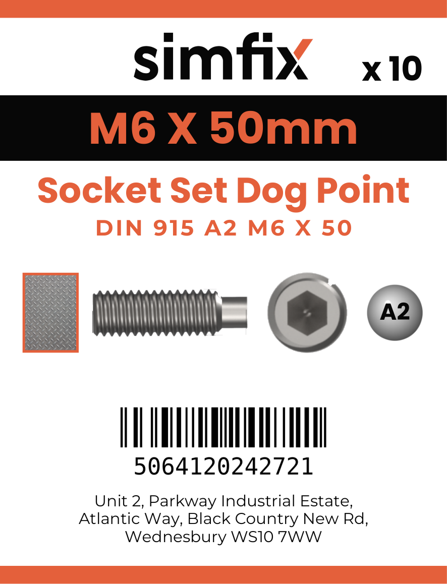 Simfix product label - 915A206050-D
