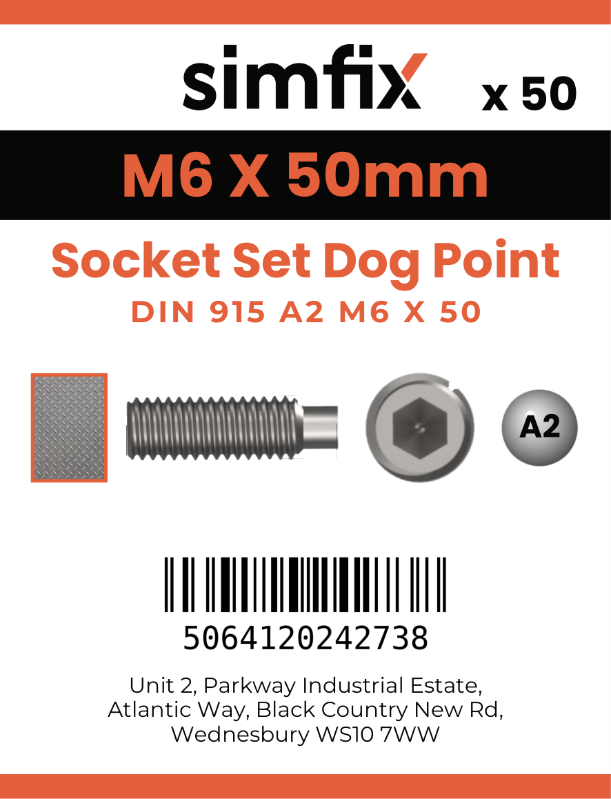 Simfix product label - 915A206050-T
