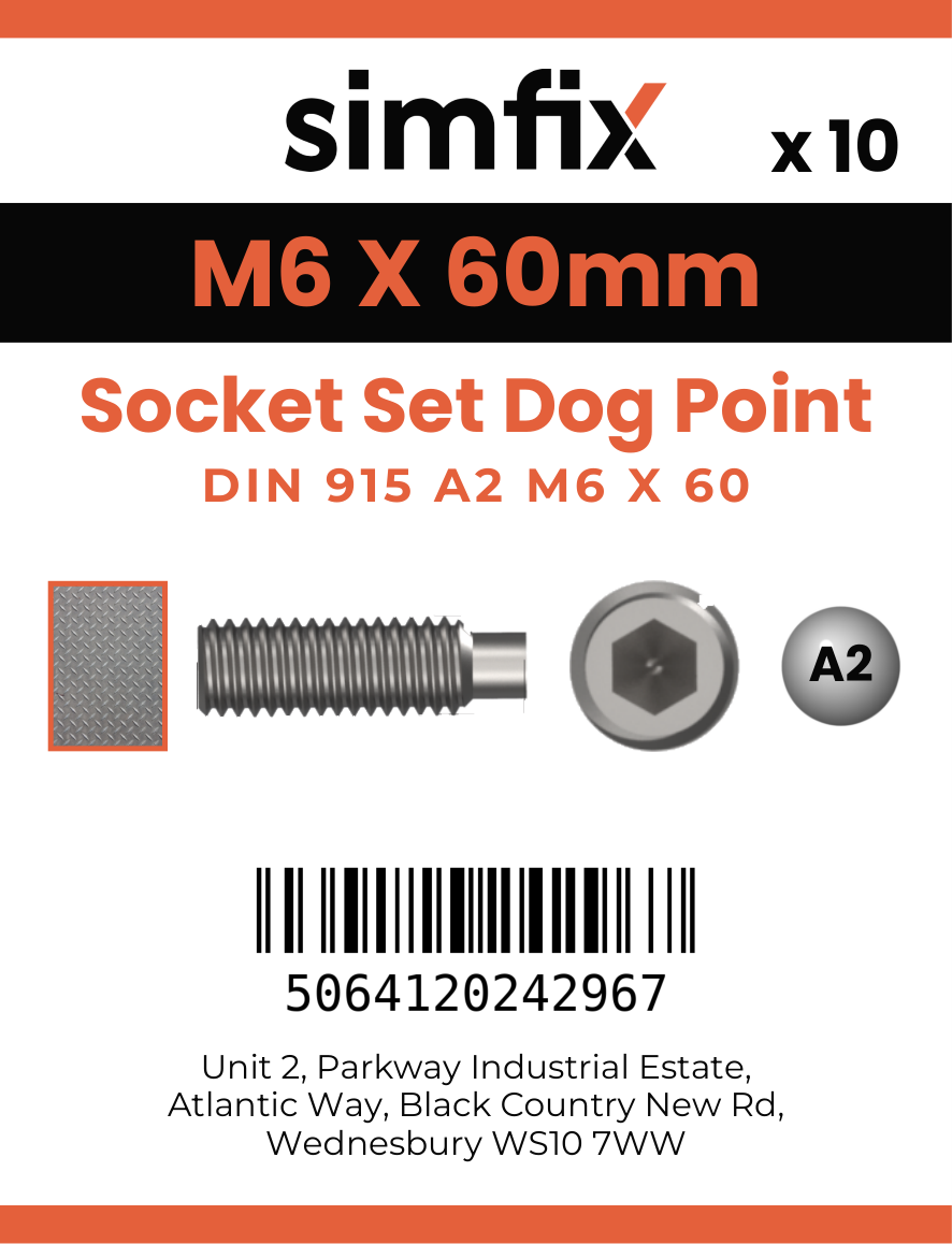 Simfix product label - 915A206060-D