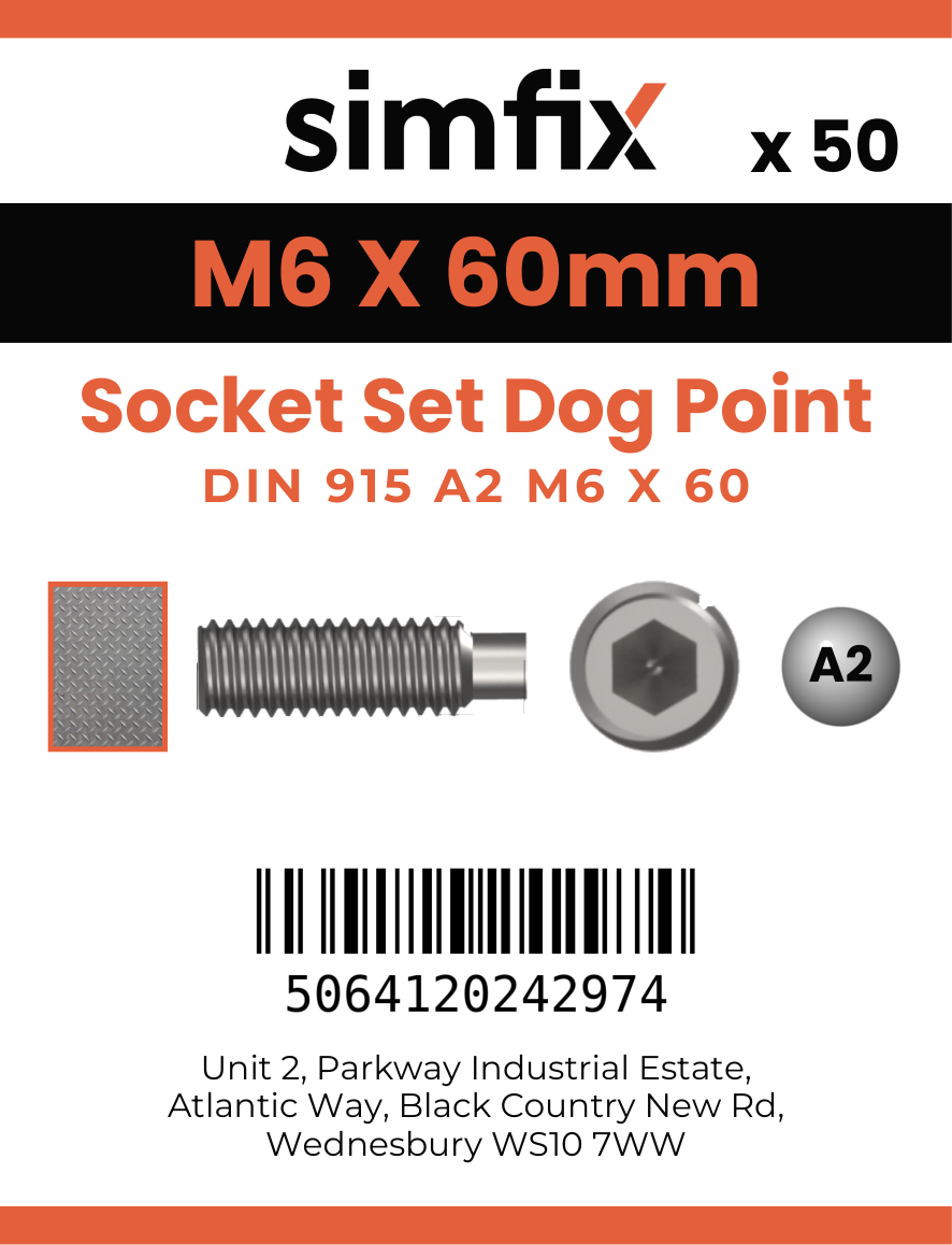 Simfix product label - 915A206060-T