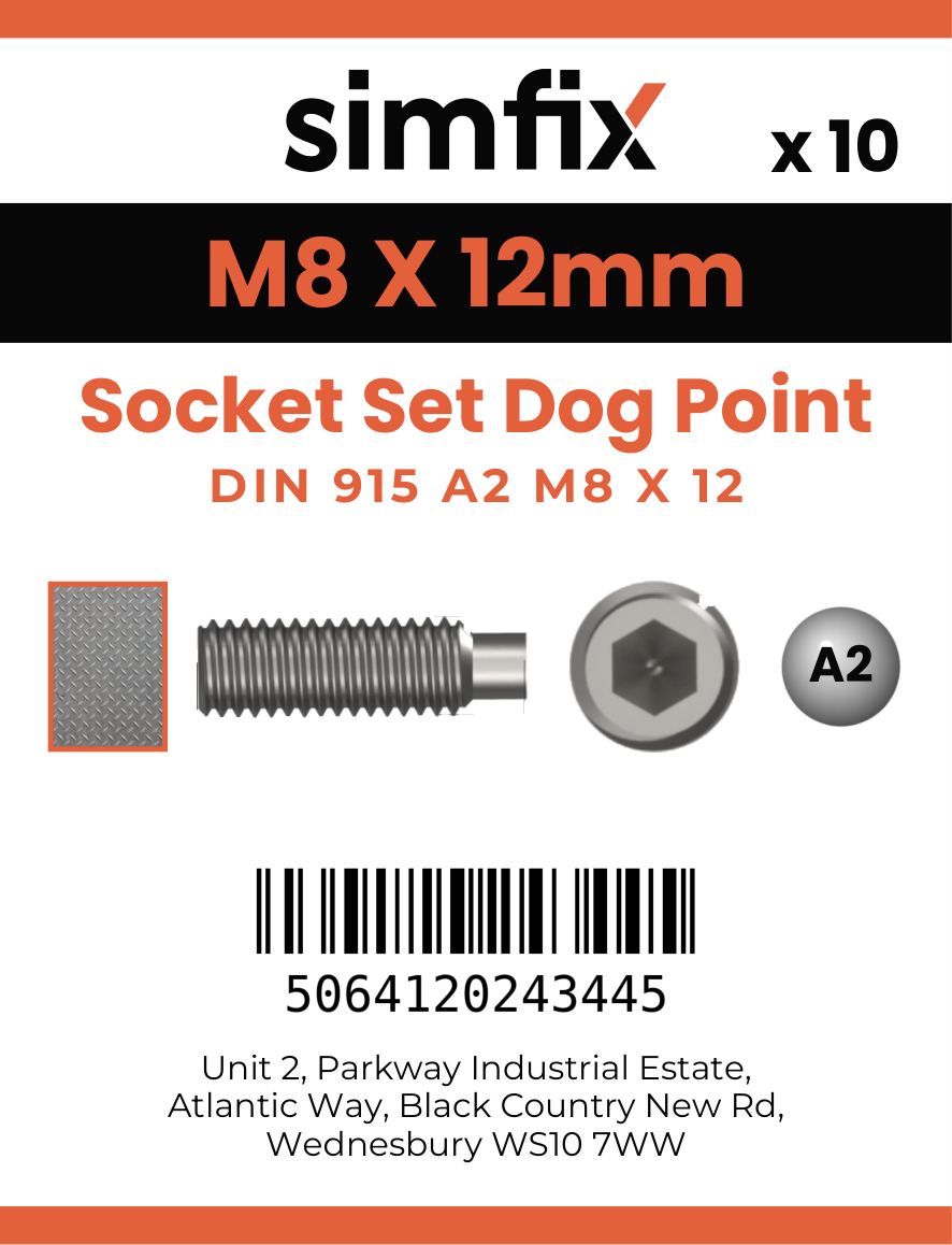 Simfix product label - 915A208012-D