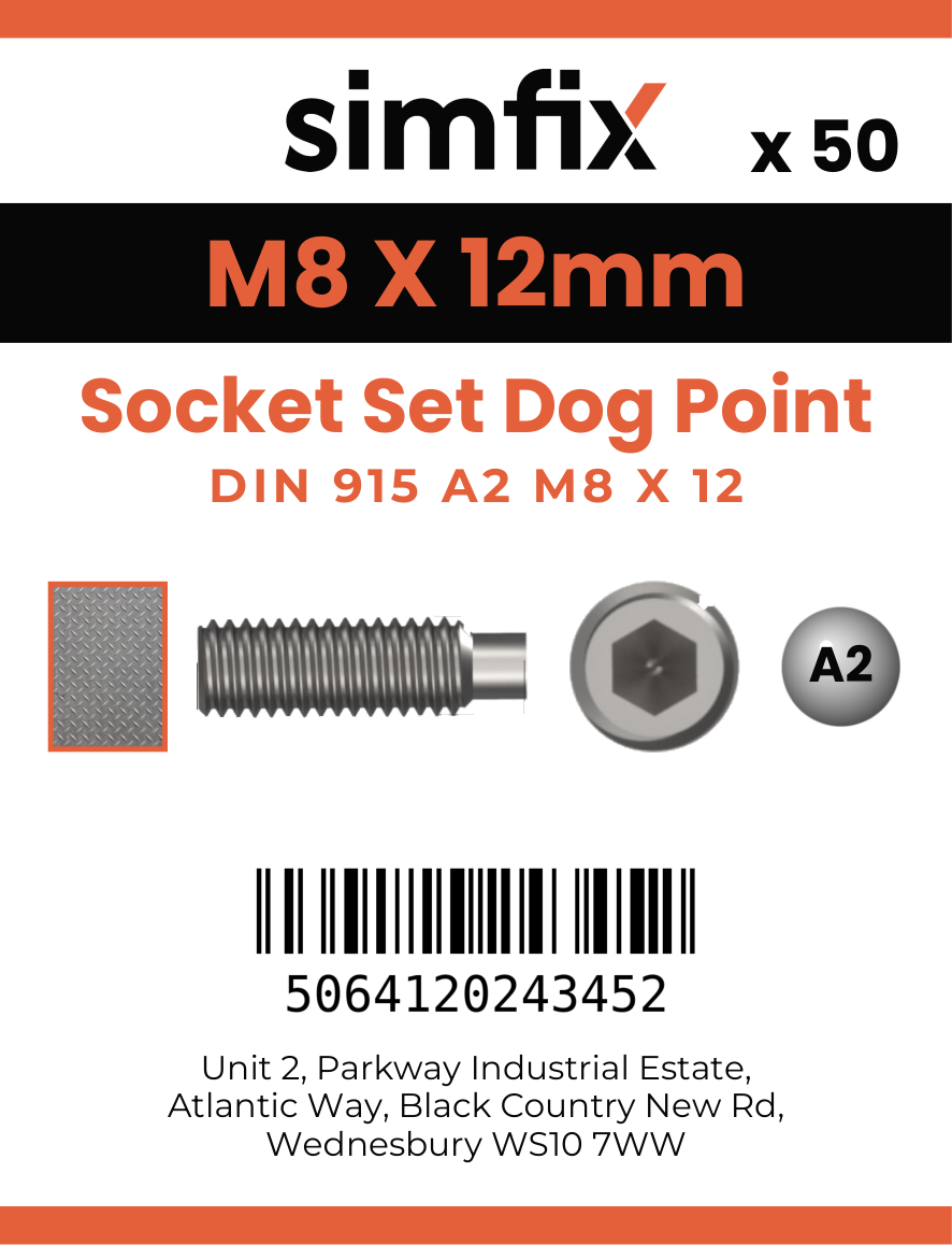 Simfix product label - 915A208012-T
