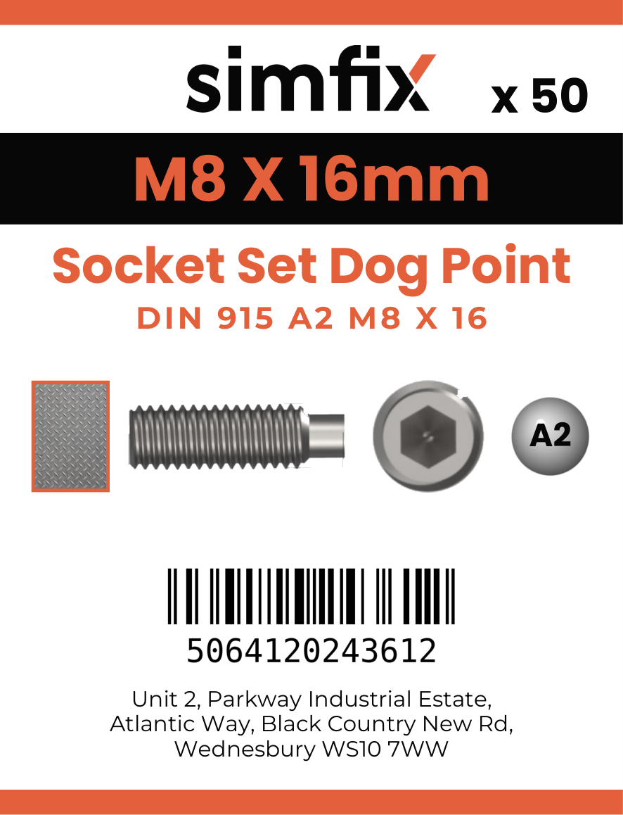 Simfix product label - 915A208016-T