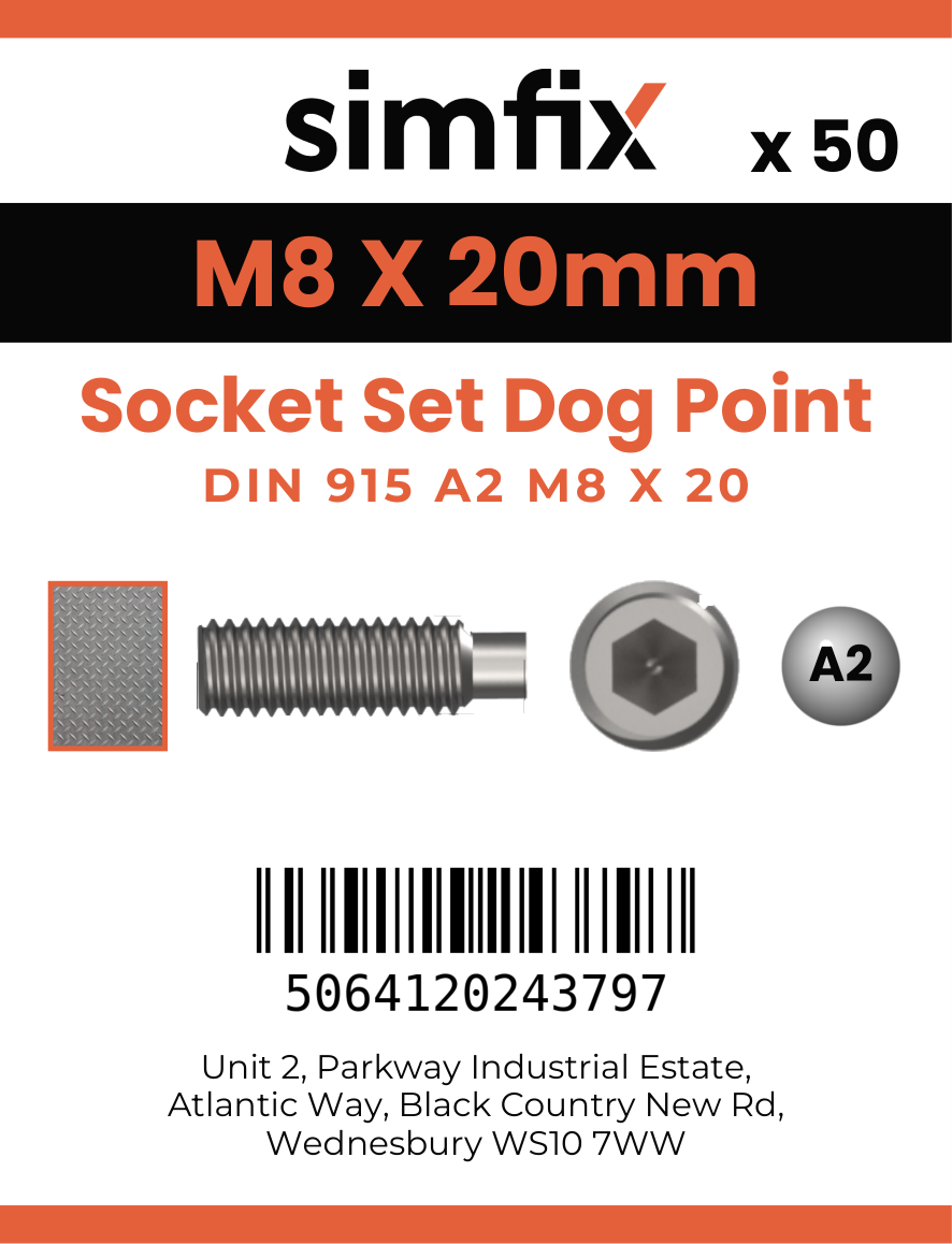 Simfix product label - 915A208020-T
