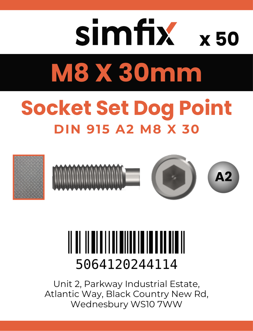 Simfix product label - 915A208030-T