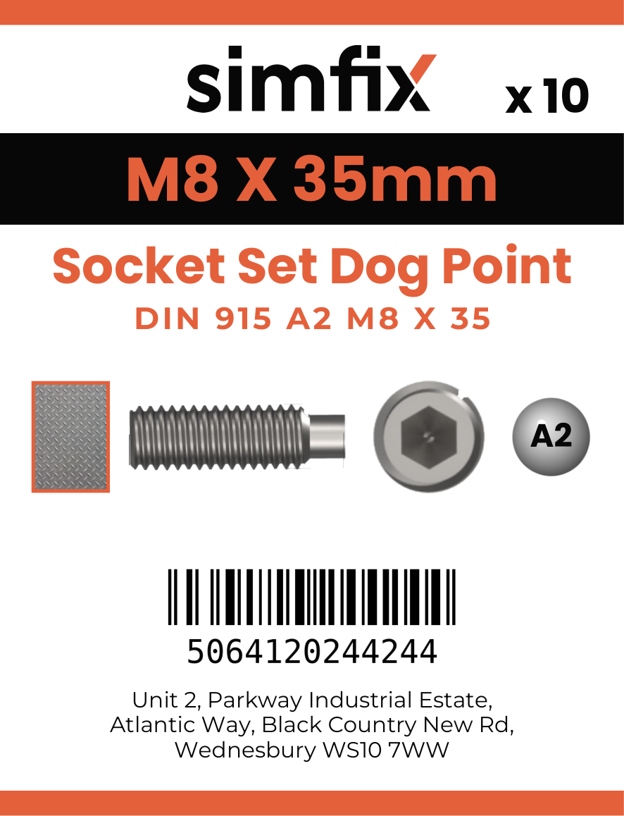 Simfix product label - 915A208035-D