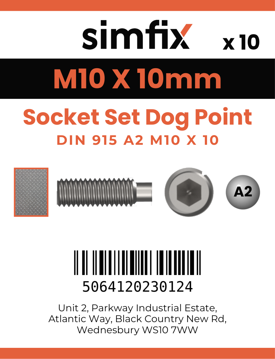Simfix product label - 915A210010-D