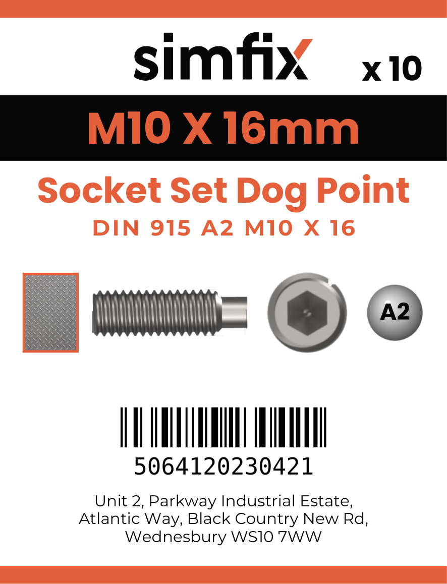 Simfix product label - 915A210016-D