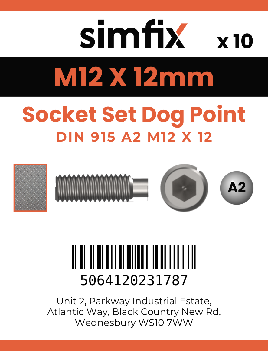 Simfix product label - 915A212012-D