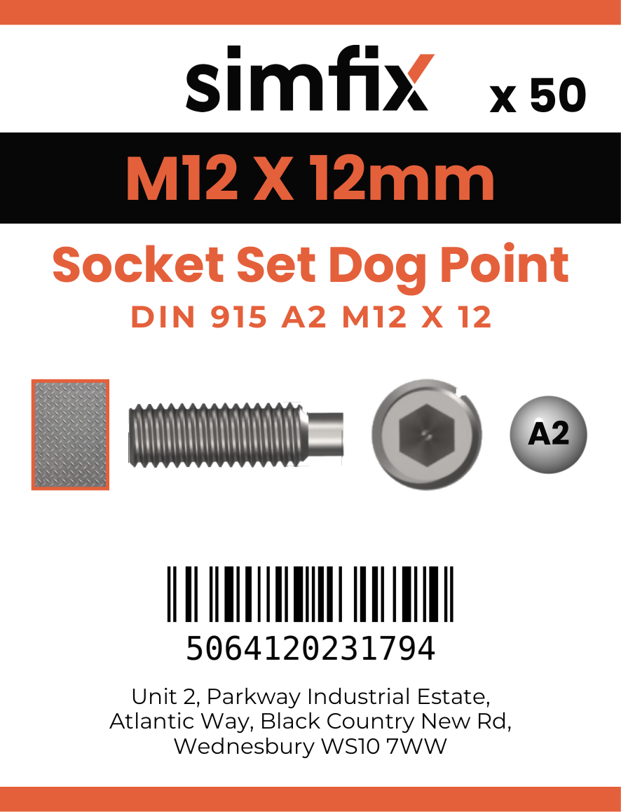 Simfix product label - 915A212012-T