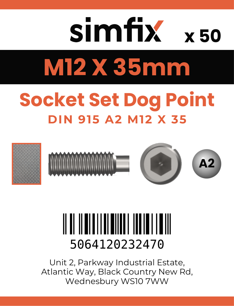 Simfix product label - 915A212035-T