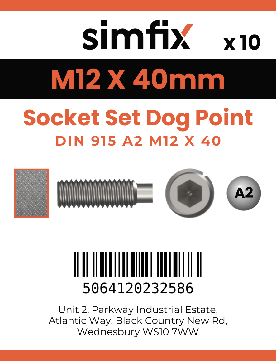 Simfix product label - 915A212040-D