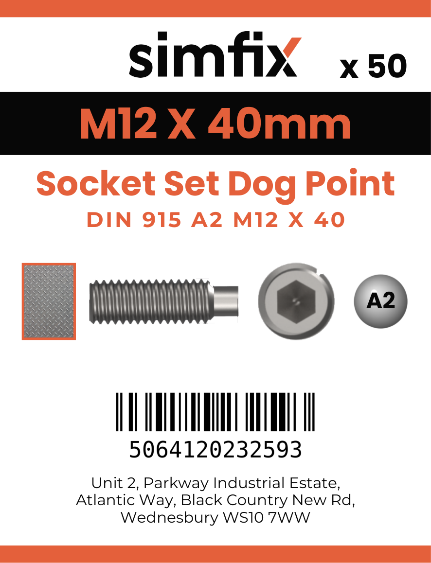 Simfix product label - 915A212040-T