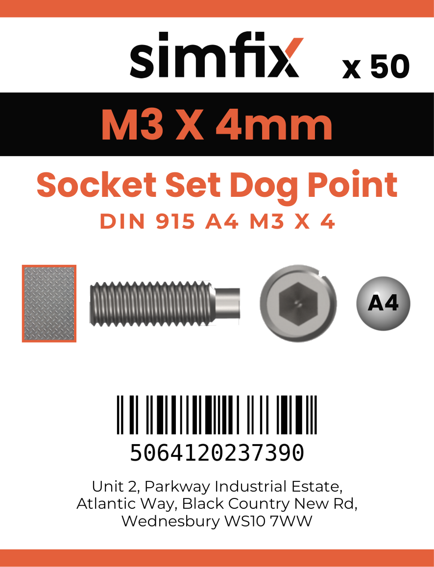 Simfix product label - 915A403004-T
