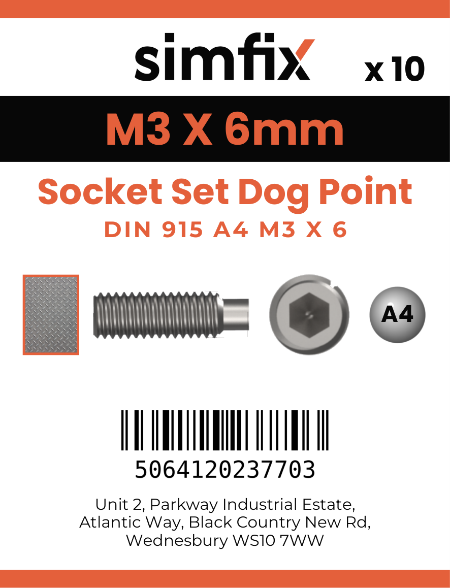 Simfix product label - 915A403006-D