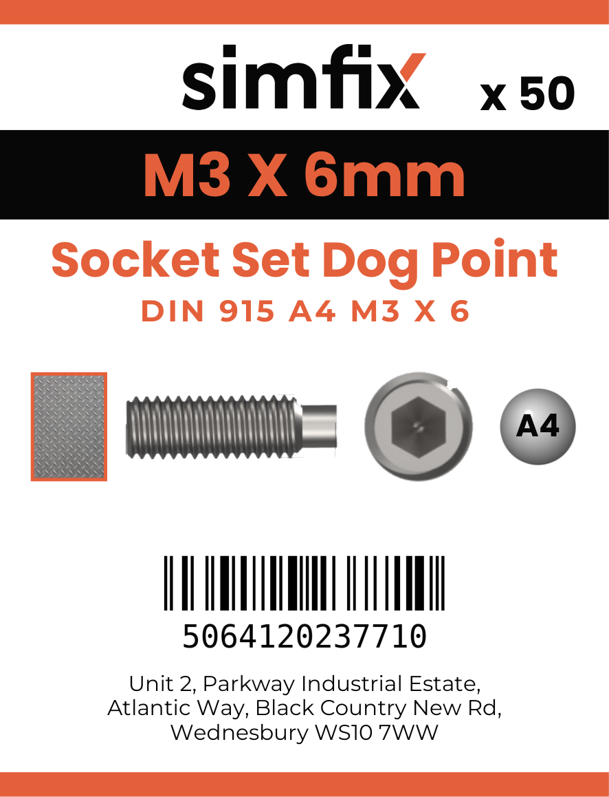 Simfix product label - 915A403006-T