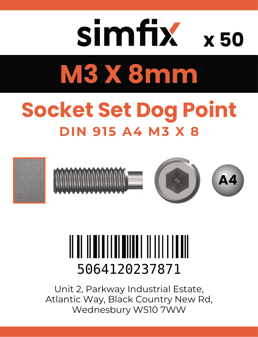 Simfix product label - 915A403008-T
