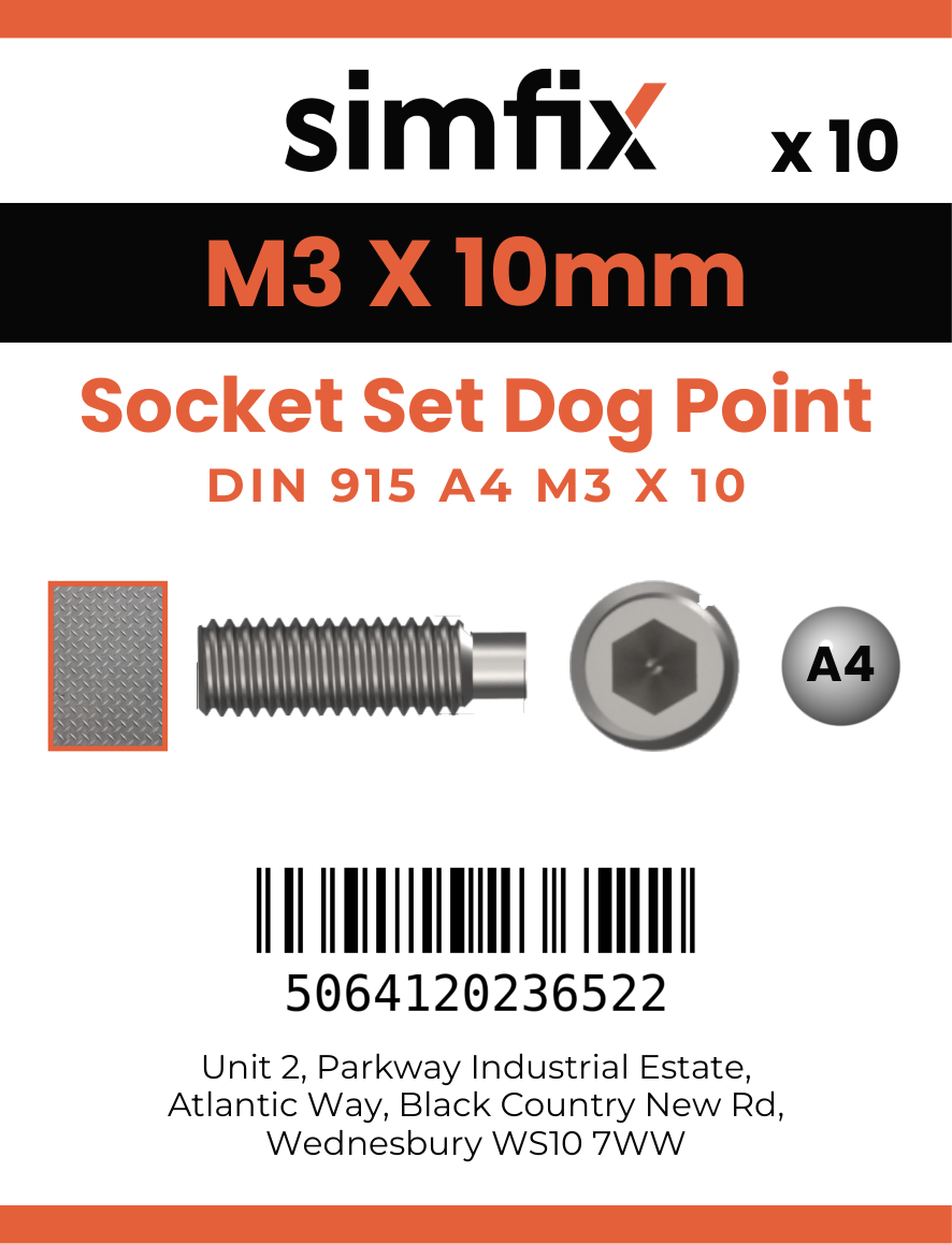 Simfix product label - 915A403010-D