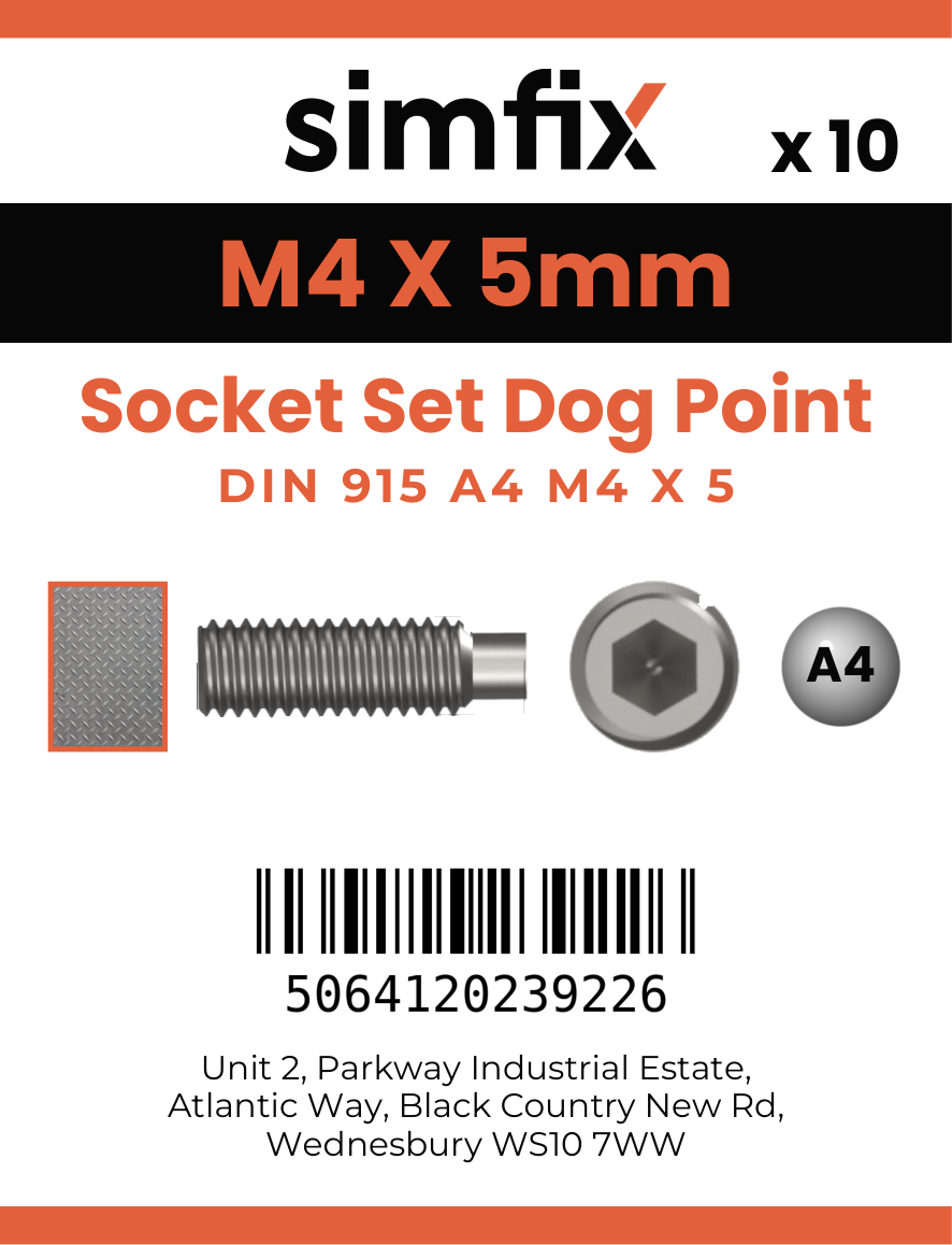Simfix product label - 915A404005-D