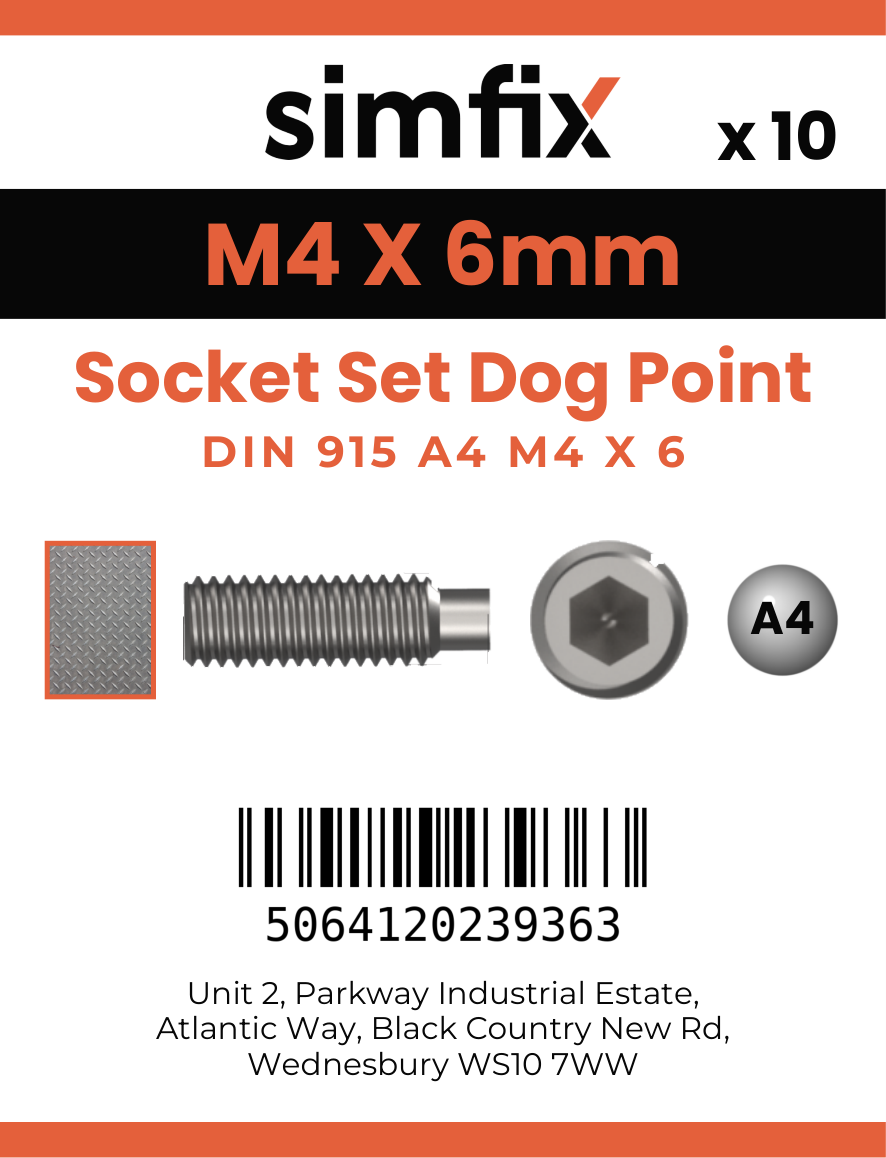 Simfix product label - 915A404006-D