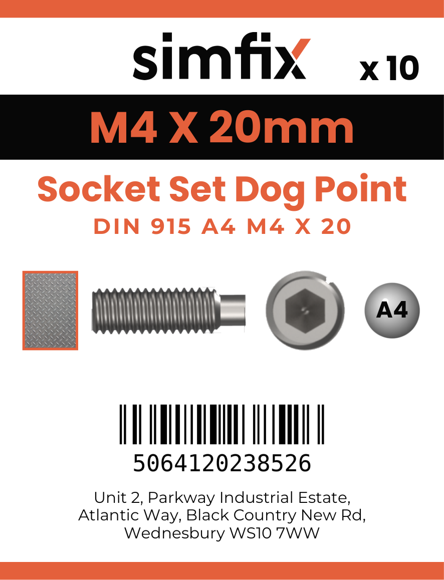 Simfix product label - 915A404020-D