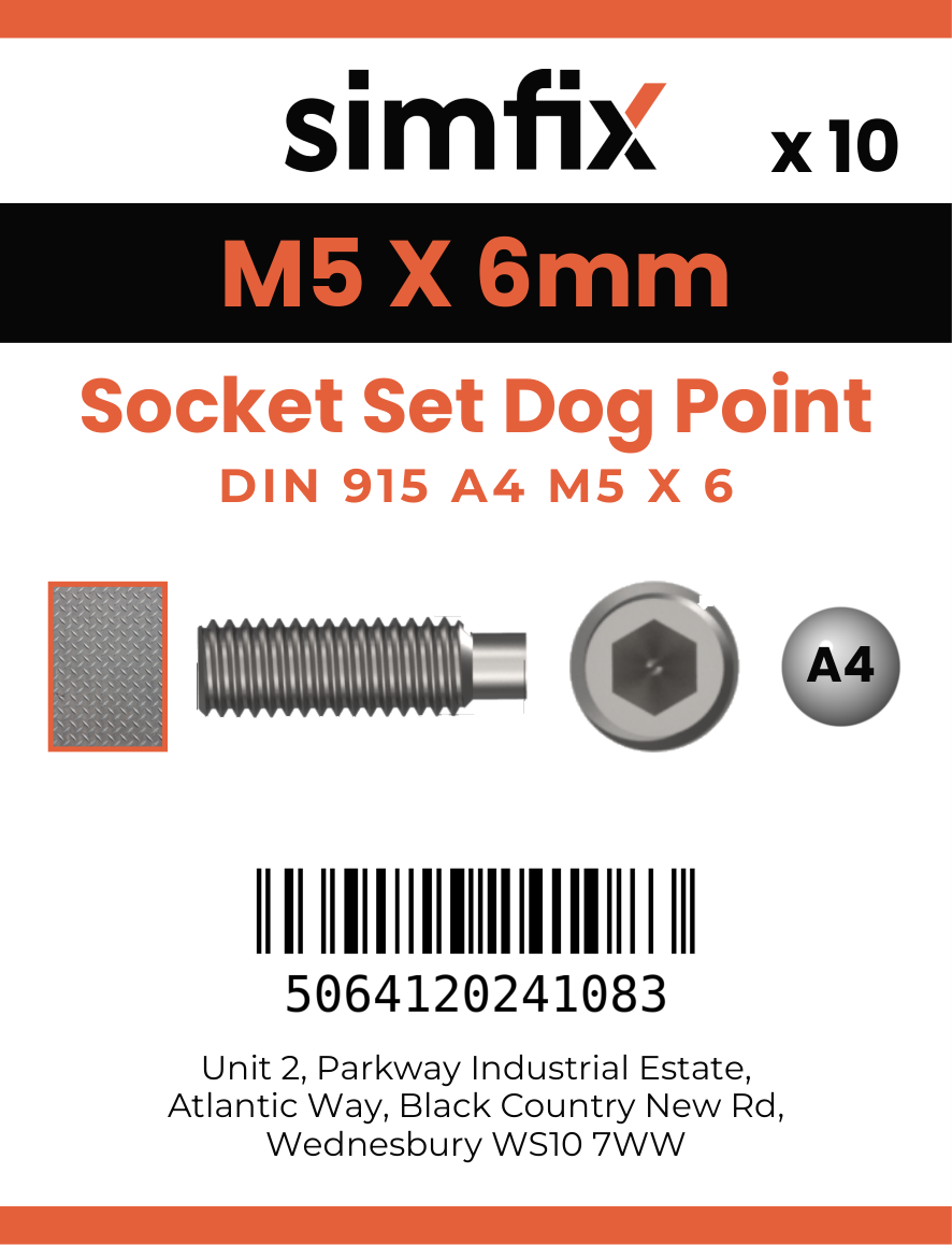 Simfix product label - 915A405006-D