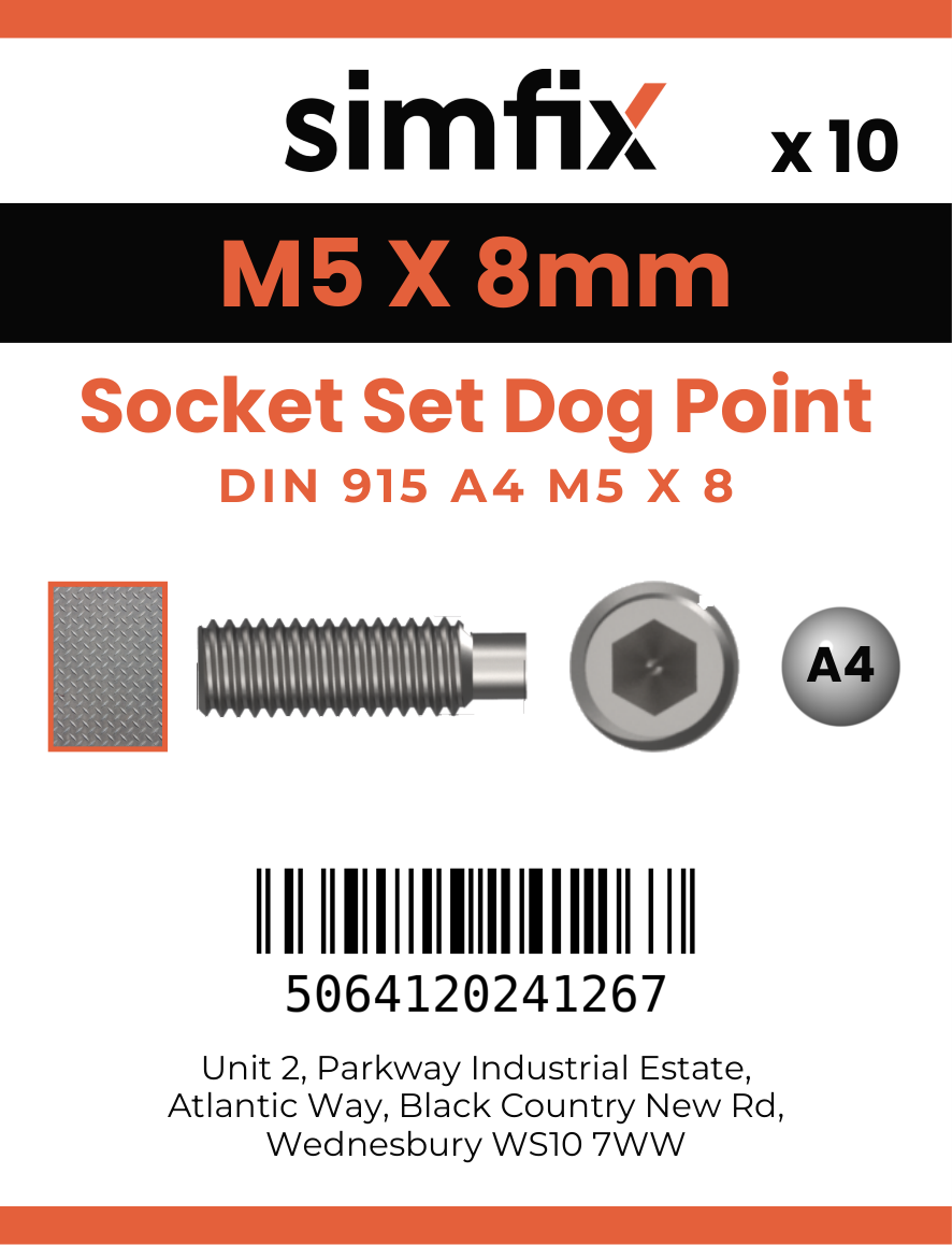 Simfix product label - 915A405008-D