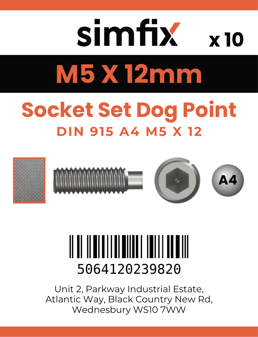 Simfix product label - 915A405012-D