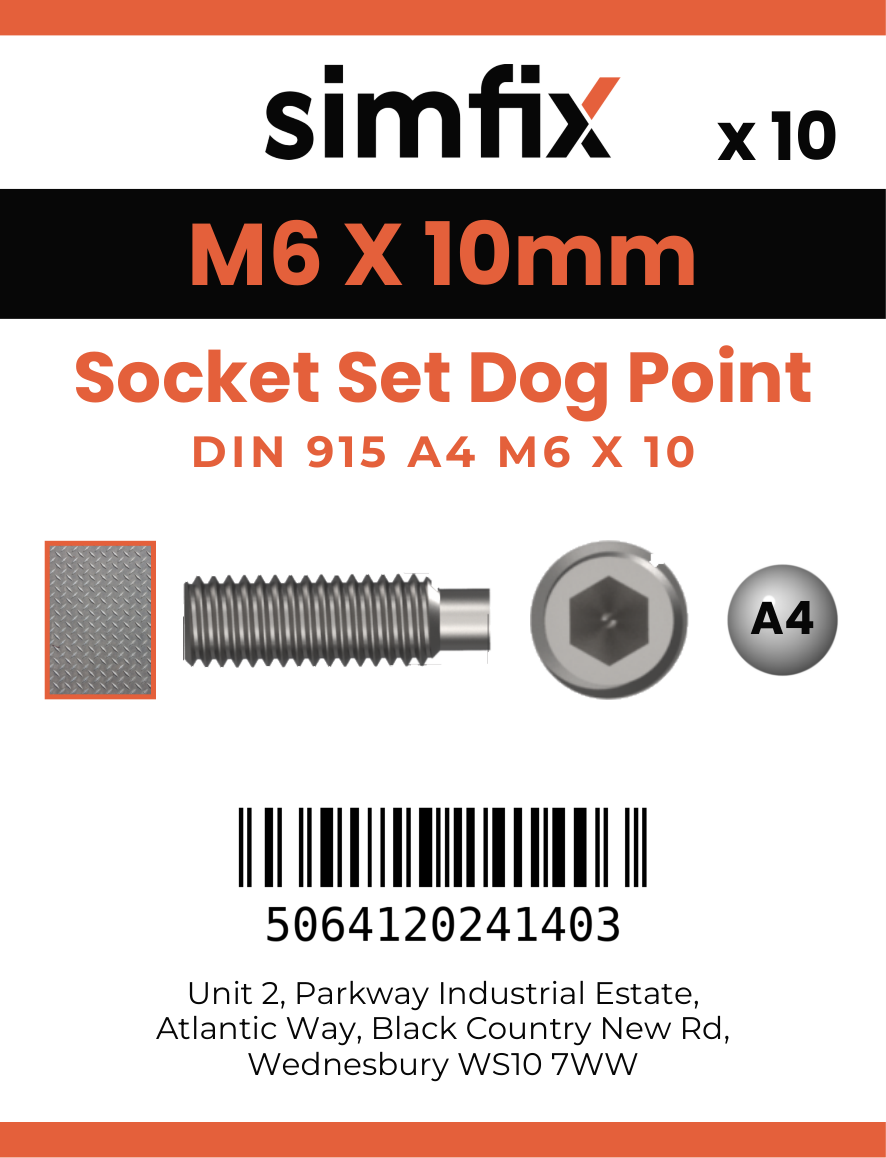 Simfix product label - 915A406010-D