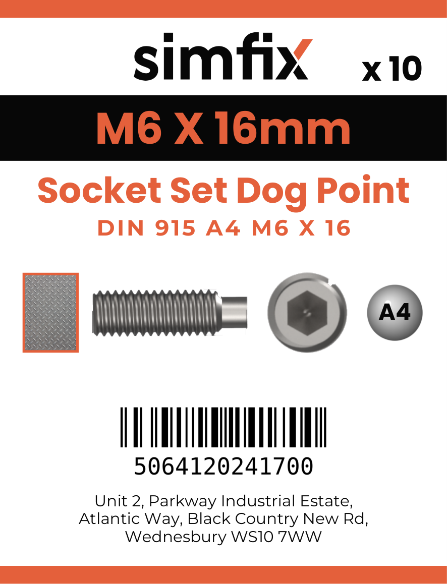 Simfix product label - 915A406016-D