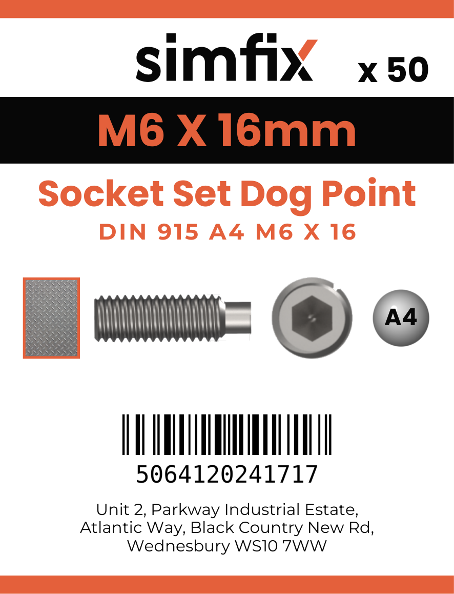 Simfix product label - 915A406016-T