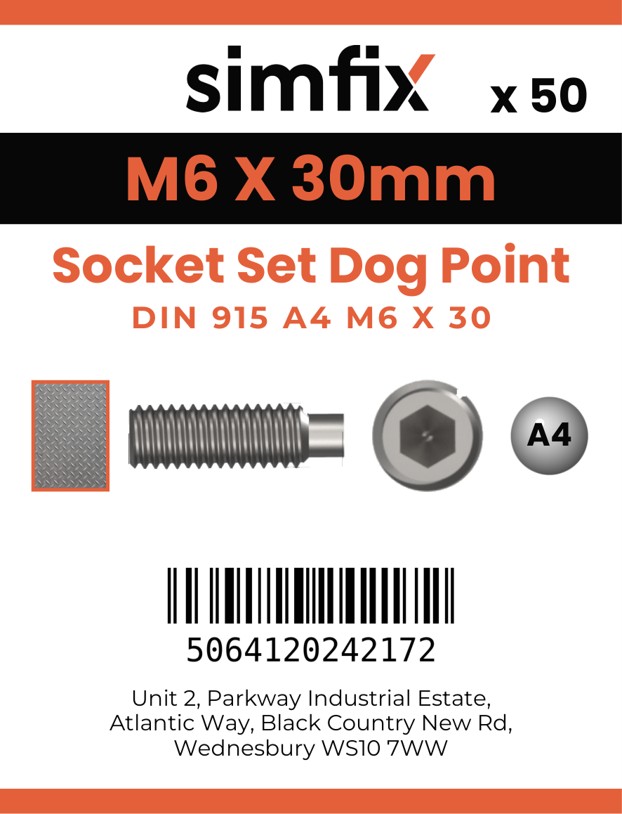 Simfix product label - 915A406030-T