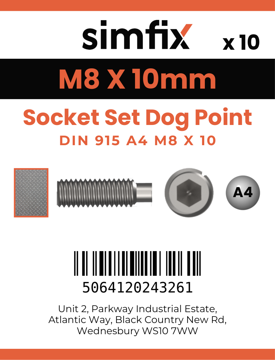 Simfix product label - 915A408010-D