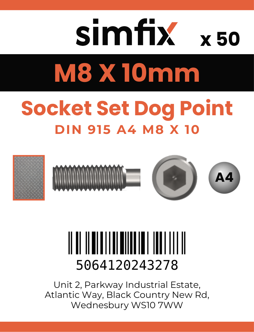 Simfix product label - 915A408010-T