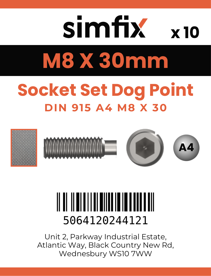 Simfix product label - 915A408030-D