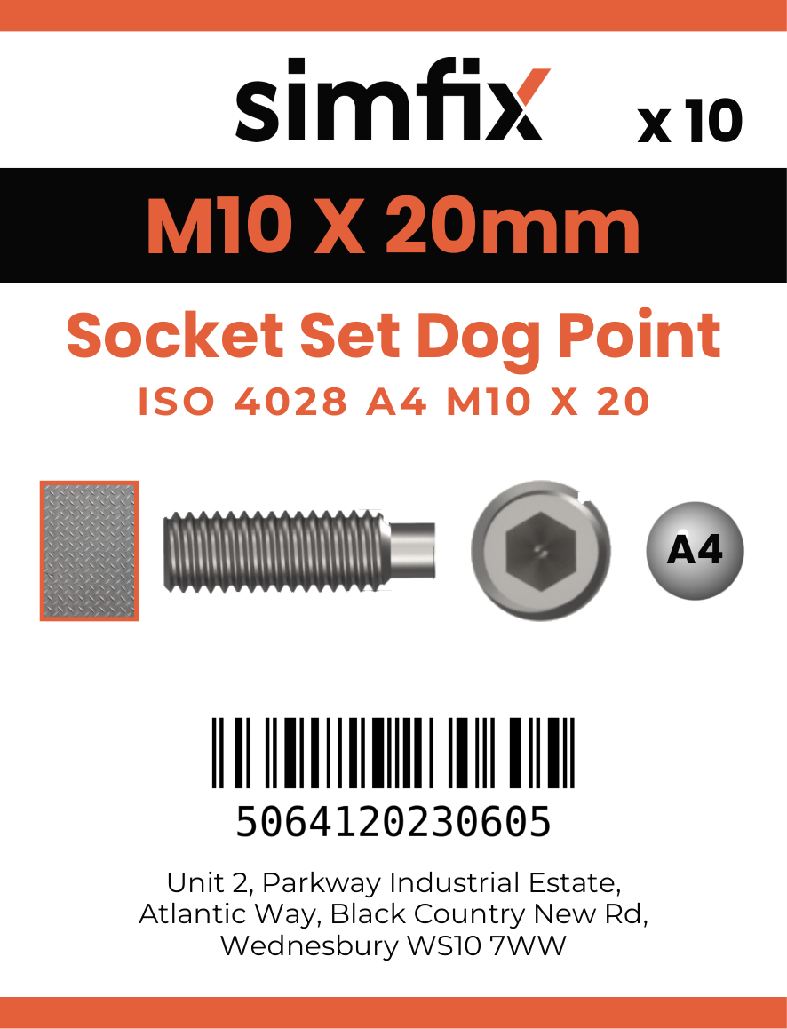 Simfix product label - 915A410020-D