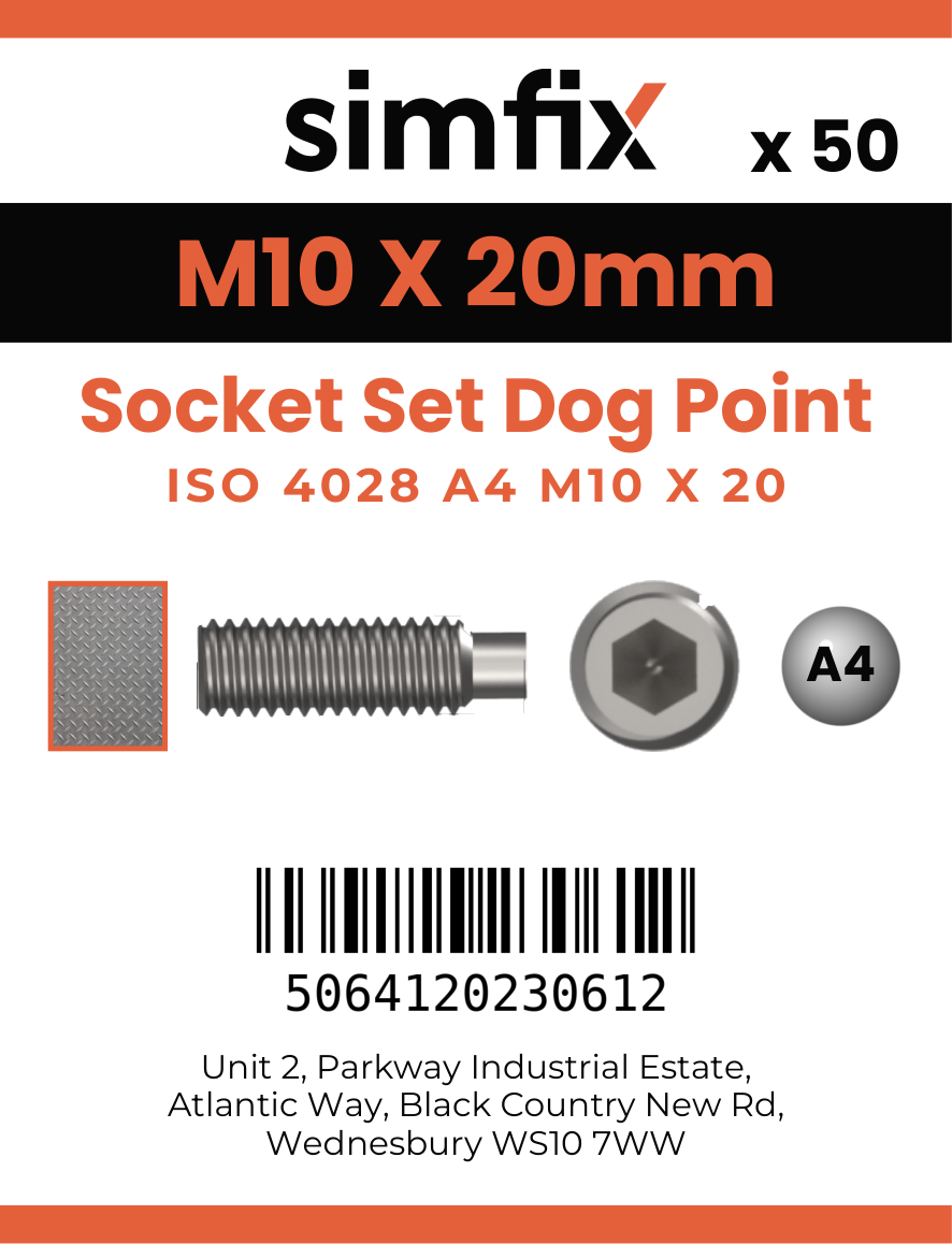 Simfix product label - 915A410020-T