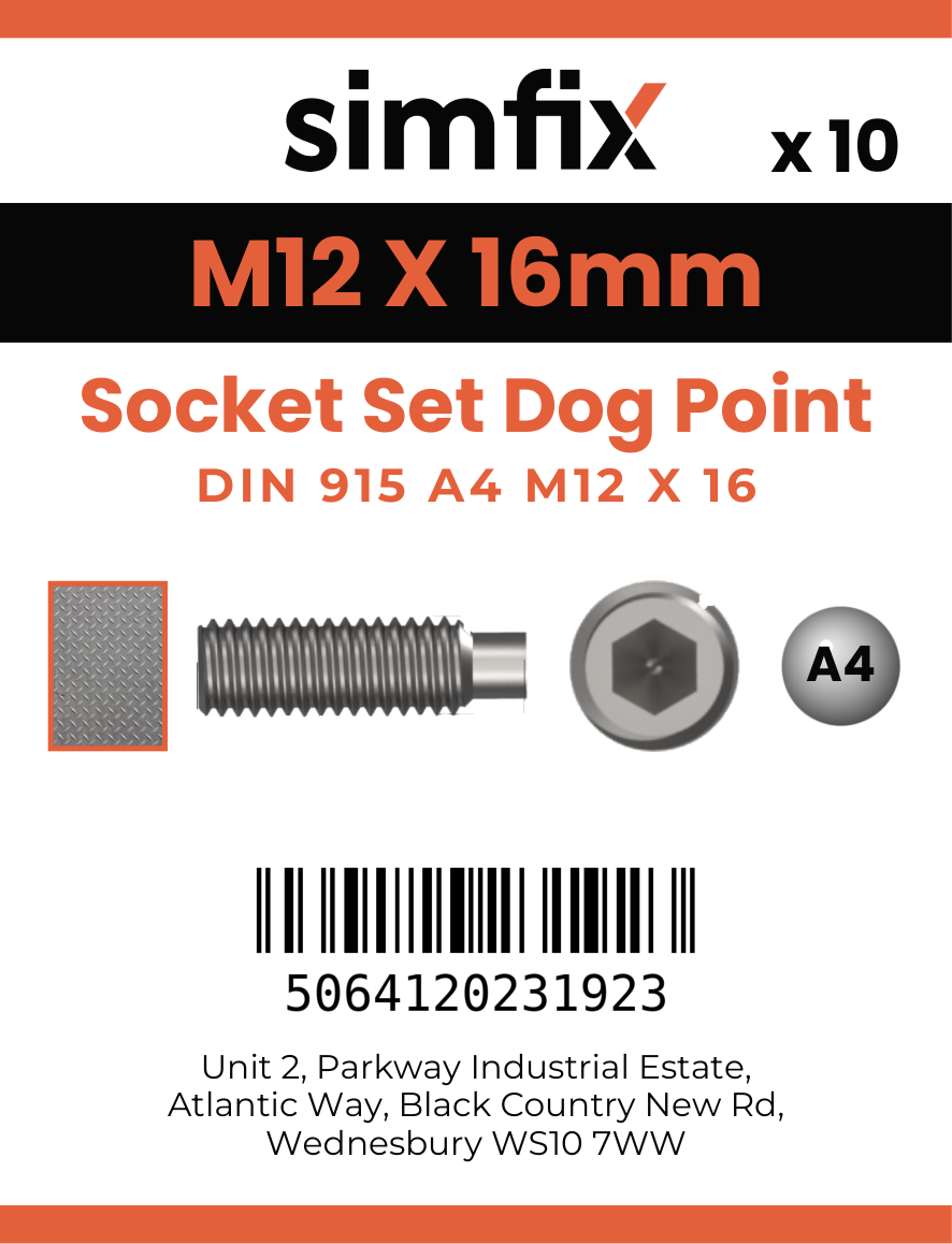 Simfix product label - 915A412016-D