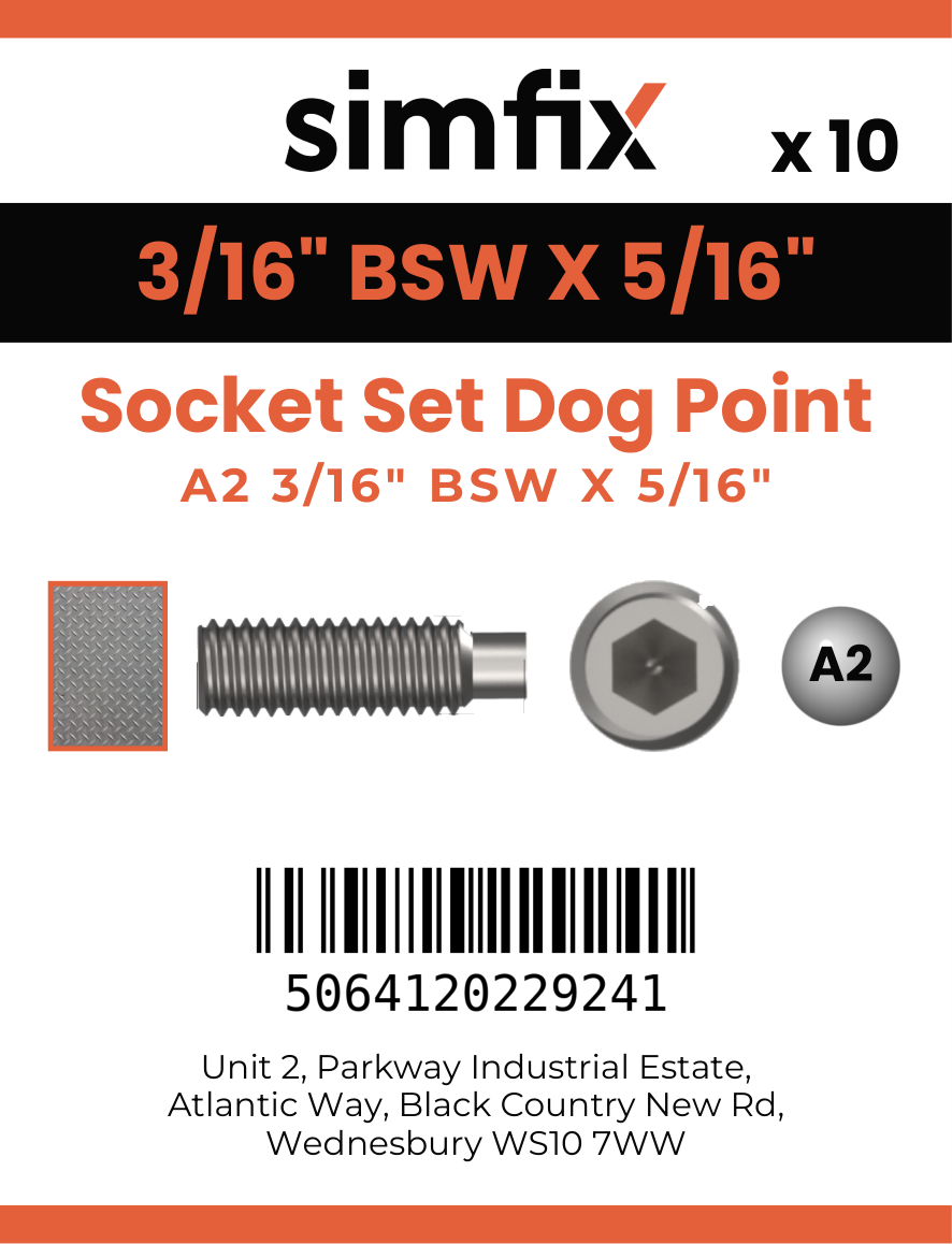Simfix product label - 915WA2316008-D