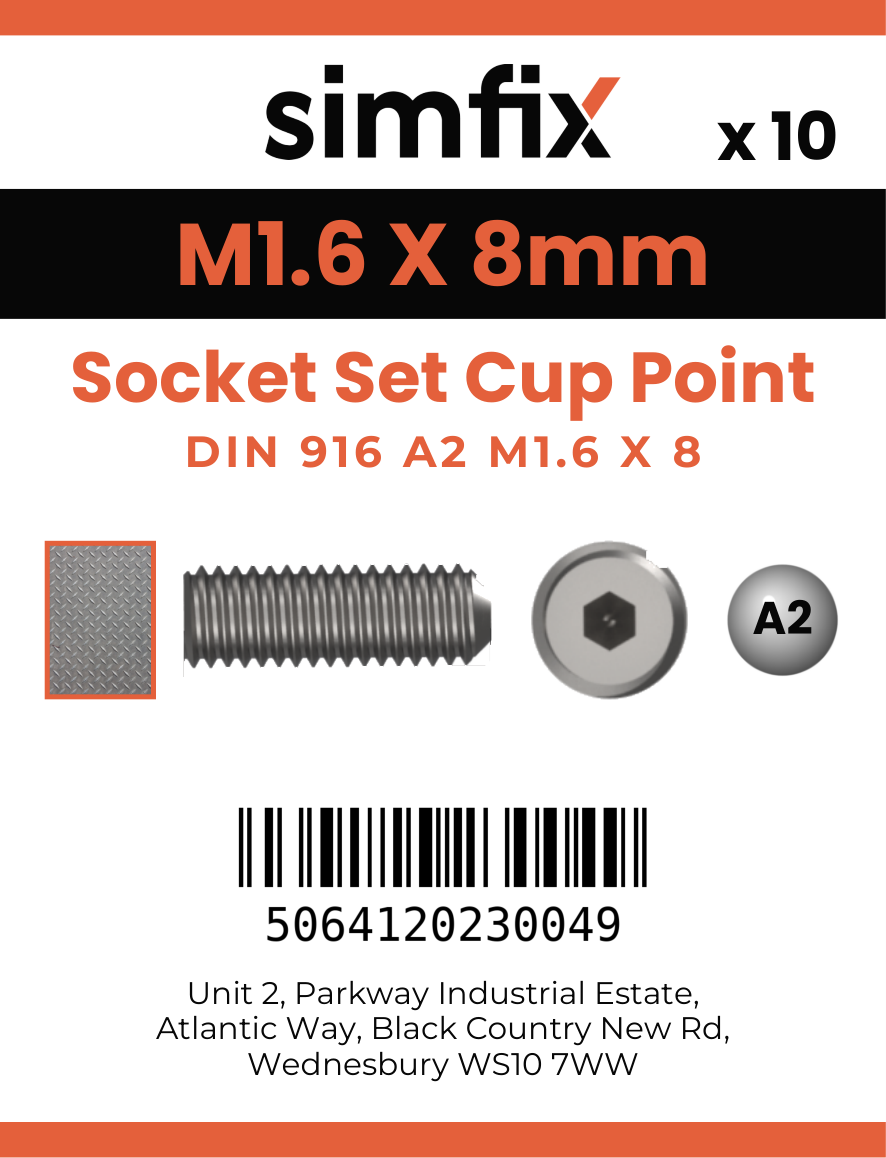Simfix product label - 916A2016008-D