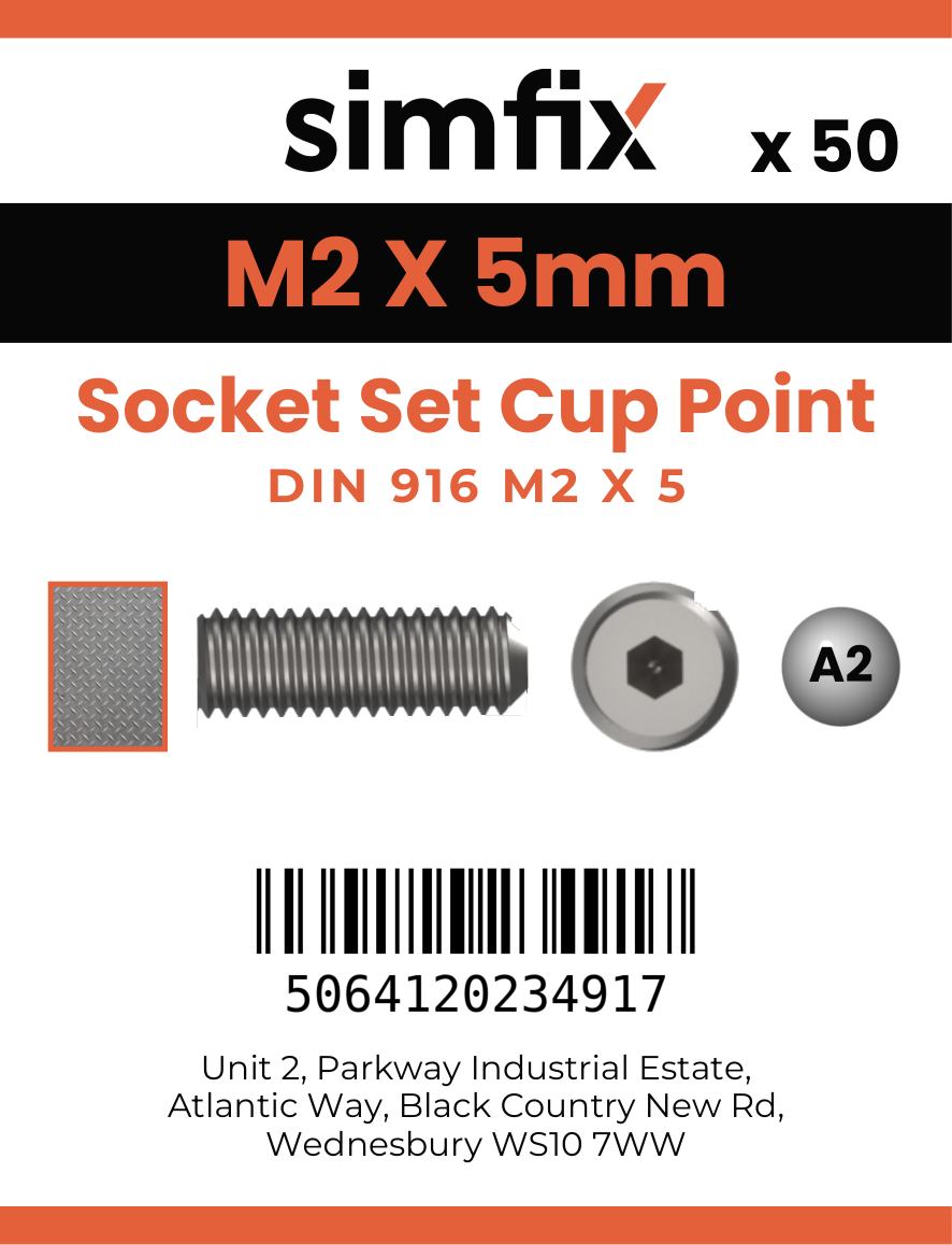 Simfix product label - 916A2020050-T